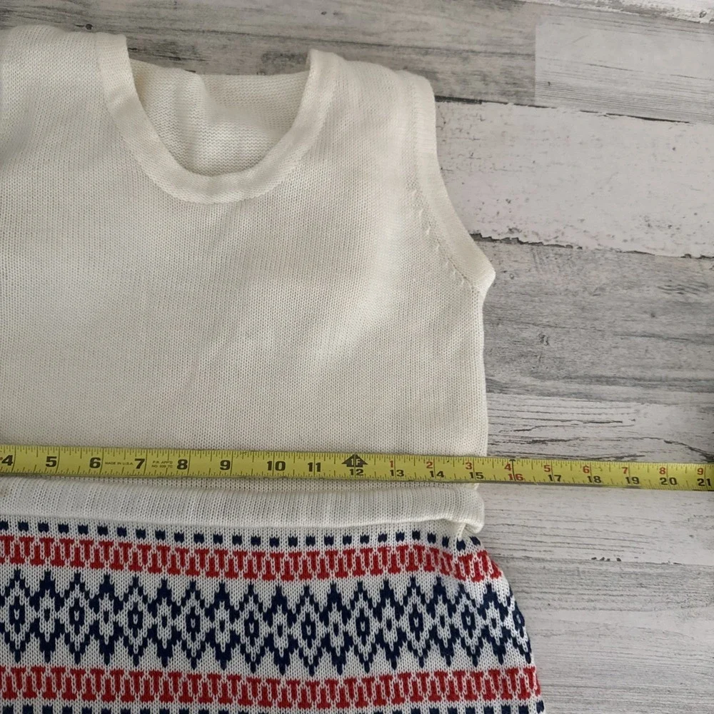 Funky People Retro Pattern Dress XL‎ vintage women Tie